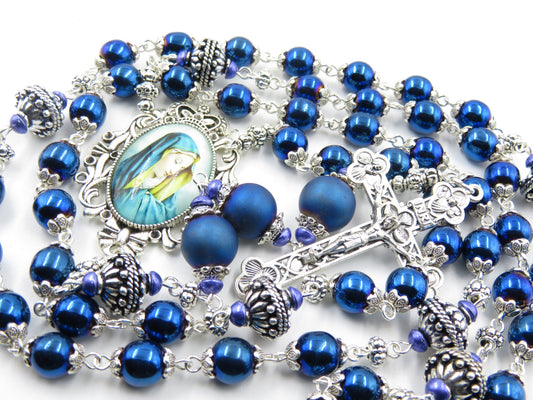 Heirloom Our Lady of Sorrows Rosary beads, 7 sorrows rosary beads, Dolor prayer beads, Prayer Chaplets, Dolour Rosaries, Sacramental gift.