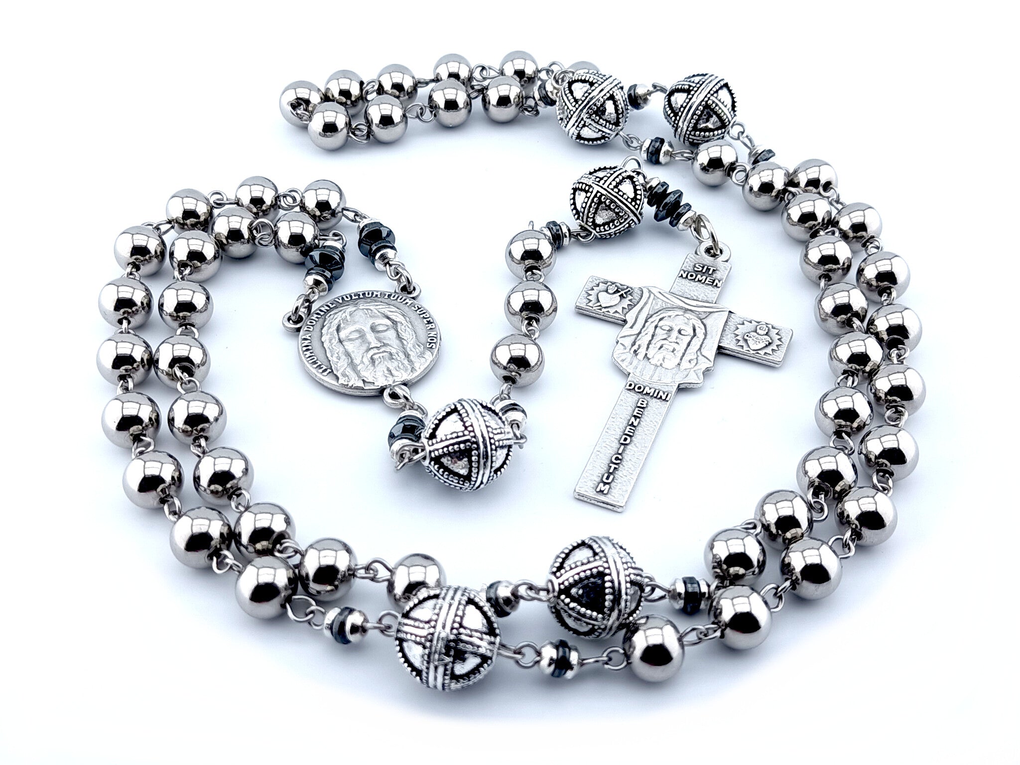 Steel rosary deals beads