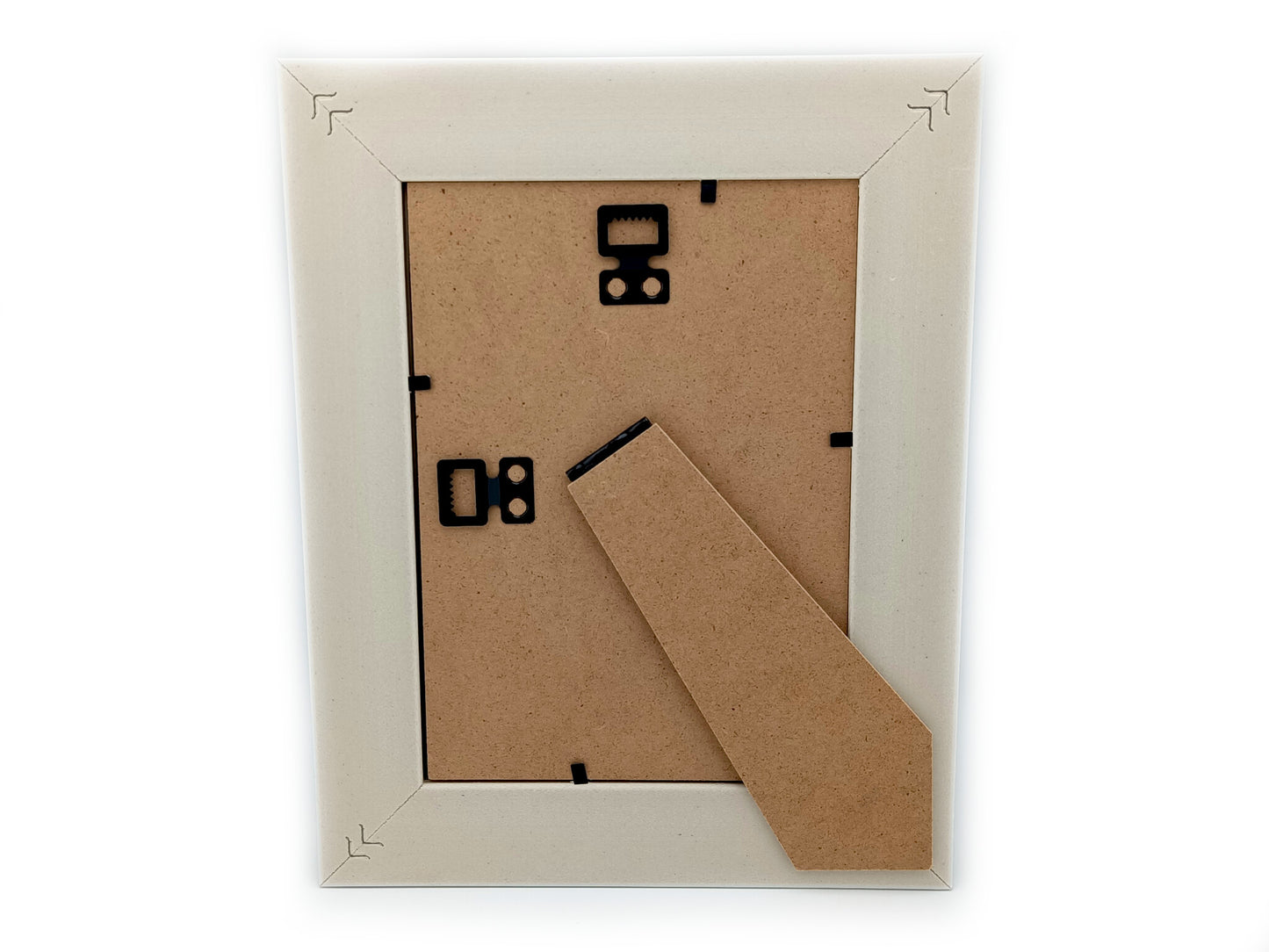Picture frame back with table stand.