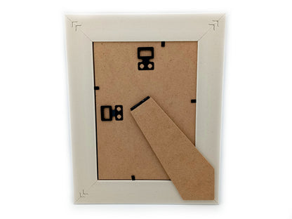 Picture frame back with table stand.