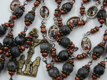 Way of The Cross prayer beads, Stations of the Cross prayer beads, The Passion of Christ prayer beads, The Crucifixion of Christ beads.
