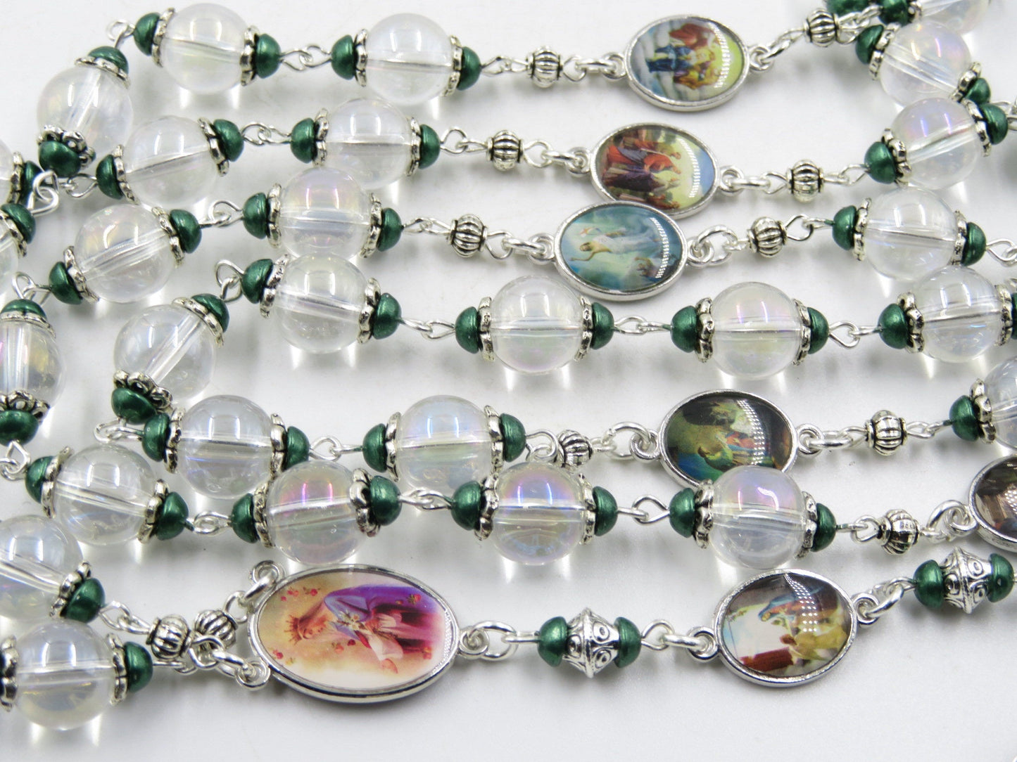 Heirloom Rosary of the Seven Joys of Our Lady, prayer chaplet beads, Dolor rosary beads, dolour rosaries, Rosary gift, Rosary.