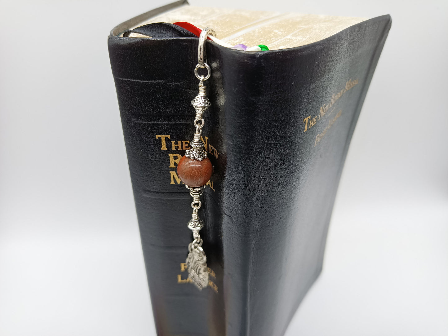 Saint Padre Pio bookmark, Religious bookmark, St. Padre Pio bookmark.