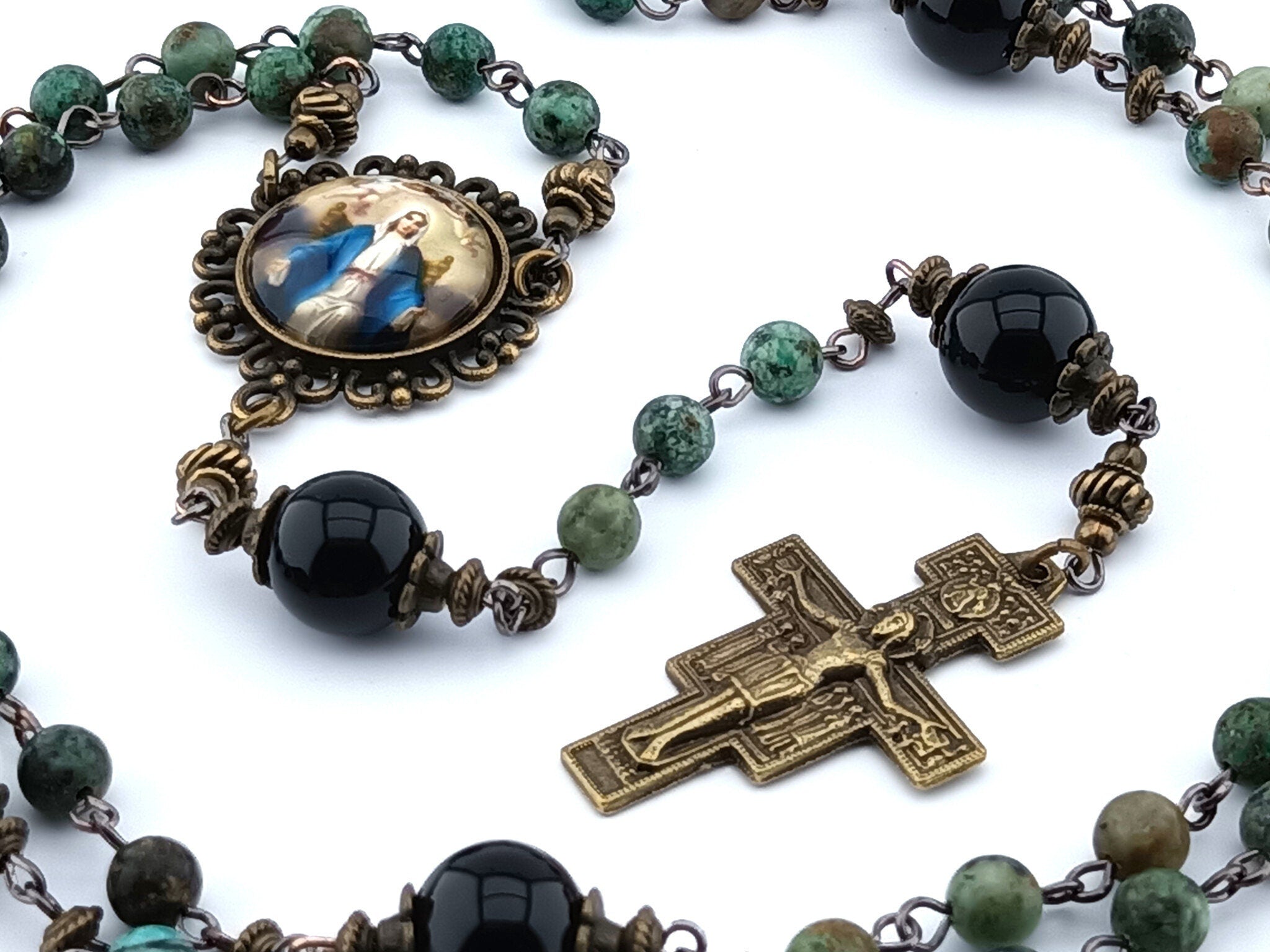 Rosary, Catholic, popular Prayer, Holy Spirit, Jasper